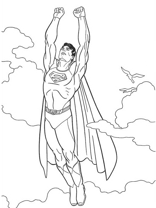 Slike Za Bojenje Supermen